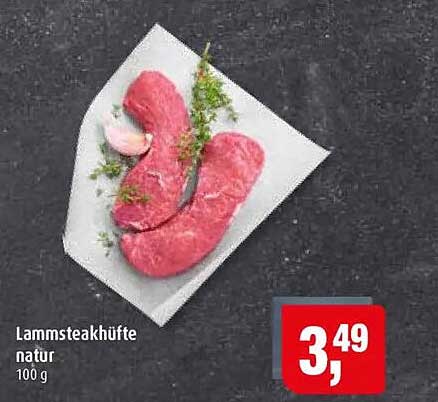 Lammsteakhüfte natur 100 g