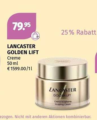 LANCASTER GOLDEN LIFT Creme 50 ml