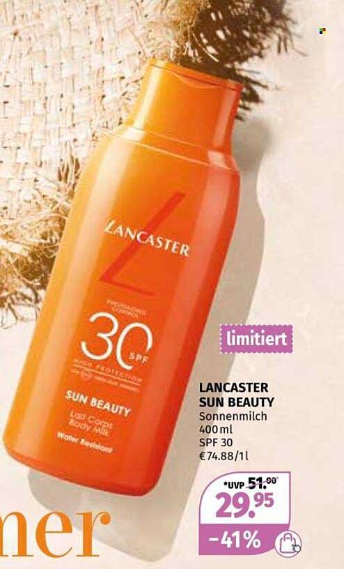 LANCASTER SUN BEAUTY Sonnenmilch 400 ml SPF 30