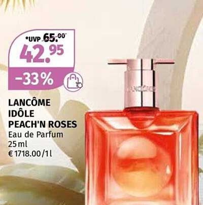 LANCÔME IDÔLE PEACH'N ROSES Eau de Parfum 25ml € 1718.00/1l