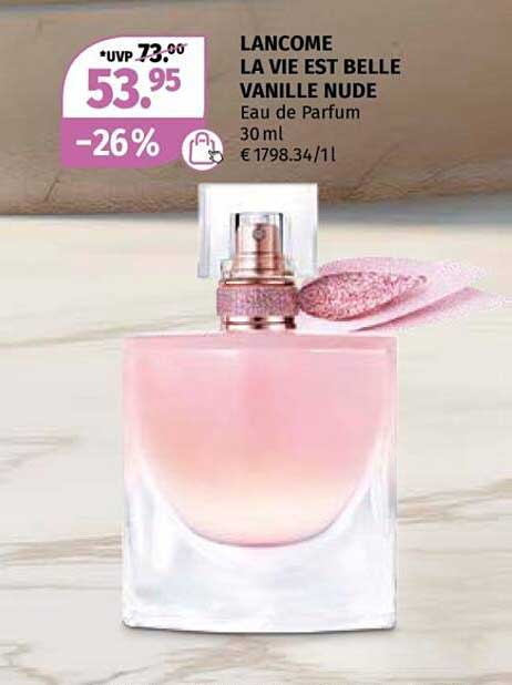 LANCOME LA VIE EST BELLE VANILLE NUDE Eau de Parfum 30ml