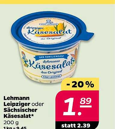 Lehmann Leipziger oder Sächsischer Käsesalat*
