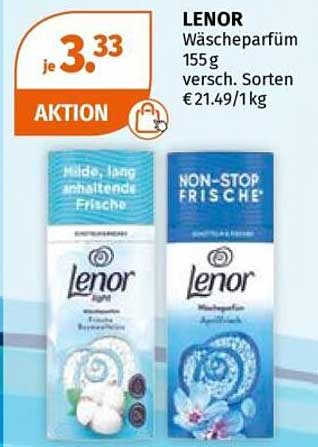 LENOR Wäscheparfüm 155 g versch. Sorten