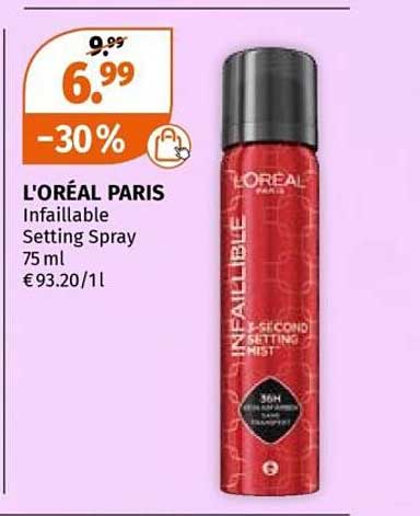 L'ORÉAL PARIS Infaillible Setting Spray 75 ml