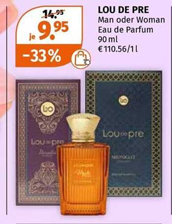 LOU DE PRE Man oder Woman Eau de Parfum 90 ml