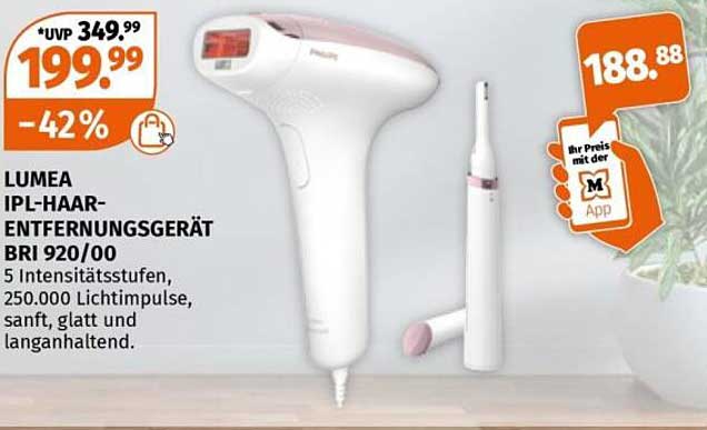 LUMEA IPL-HAAR-ENTFERNUNGSGERÄT BRI 920/00