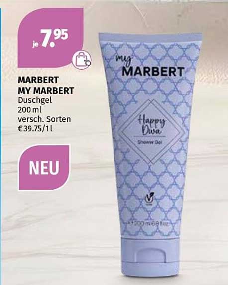 MARBERT MY MARBERT Duschgel 200 ml versch. Sorten €39.75/l