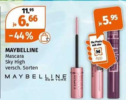 MAYBELLINE Mascara Sky High versch. Sorten