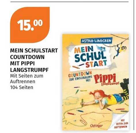 MEIN SCHULSTART COUNTDOWN MIT PIPPI LANGSTRUMPF