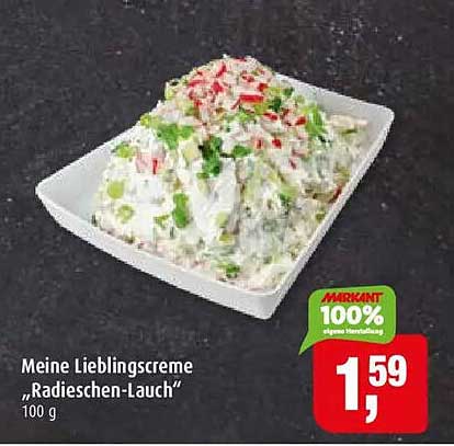 Meine Lieblingscreme „Radieschen-Lauch“