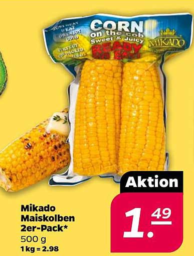 Mikado Maiskolben 2er-Pack* 500 g
