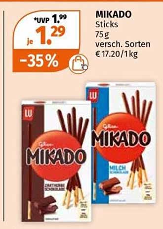 MIKADO Sticks 75 g versch. Sorten