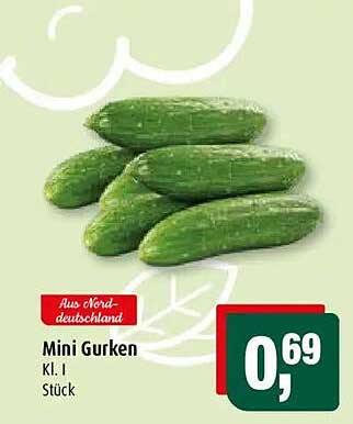 Mini Gurken Kl. I Stück