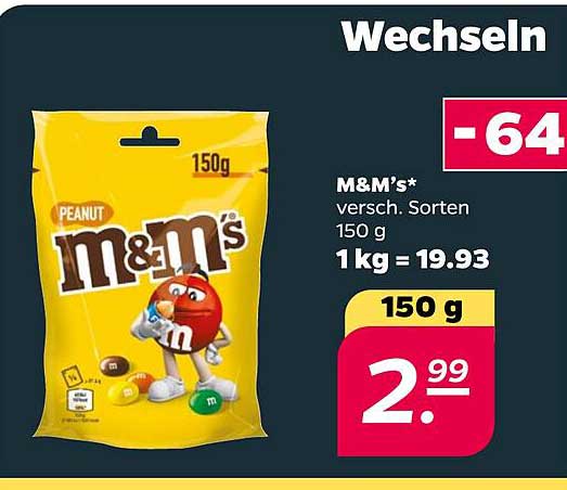 M&M’s* versch. Sorten 150 g