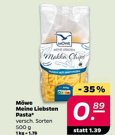 Möwe Meine Liebsten Pasta*