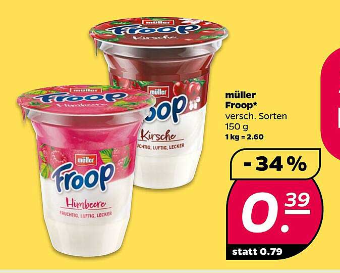 müller Froop* versch. Sorten 150 g