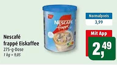 Nescafé frappé Eiskaffee 275-g-Dose 1 kg = 9,05
