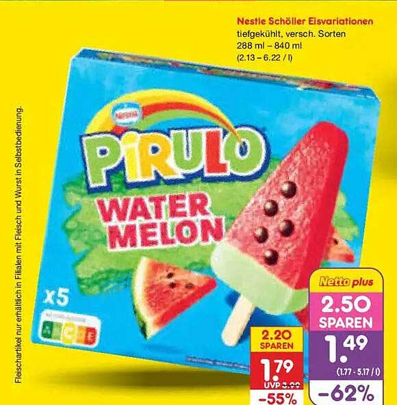 Nestle Schöller Eisvariationen tiefgekühlt, versch. Sorten 288 ml – 840 ml