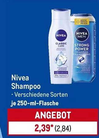 Nivea Shampoo • Verschiedene Sorten je 250-ml-Flasche