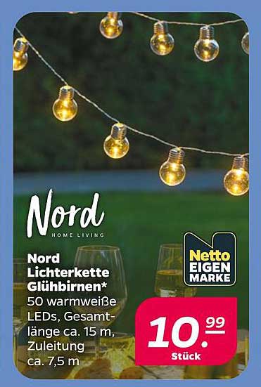 Nord Lichterkette Glühbirnen*