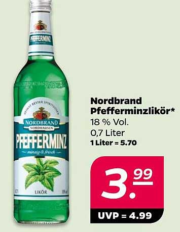 Nordbrand Pfefferminzlikör*