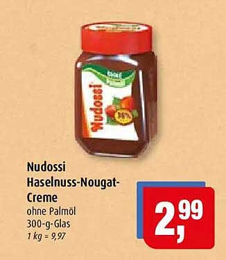 Nudossi Haselnuss-Nougat-Creme