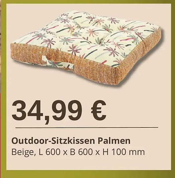 Outdoor-Sitzkissen Palmen