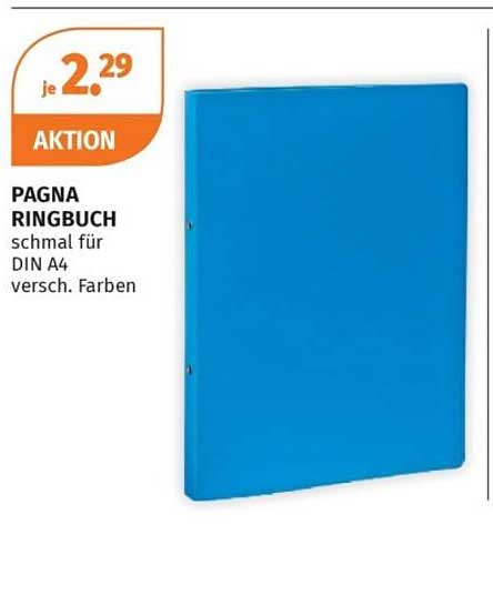 PAGNA RINGBUCH schmal für DIN A4 versch. Farben