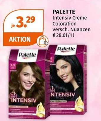 PALETTE Intensiv Creme Coloration versch. Nuancen