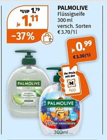 PALMOLIVE Flüssigseife 300 ml versch. Sorten