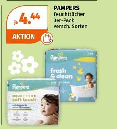 PAMPERS Feuchttücher 3er-Pack versch. Sorten