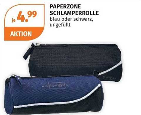 PAPEROZNE SCHLAMPERROLLE blau oder schwarz, ungefüllt