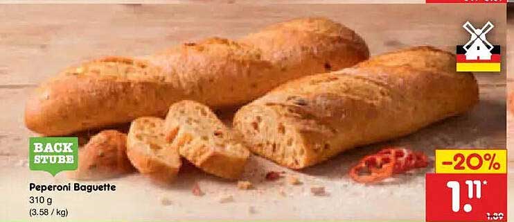 Peperoni Baguette