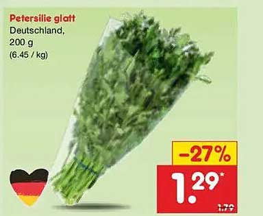 Petersilie glatt