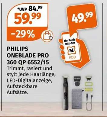 PHILIPS ONEBLADE PRO 360 QP 6552/15