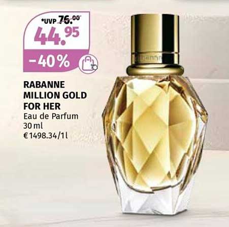 RABANNE MILLION GOLD FOR HER Eau de Parfum 30ml