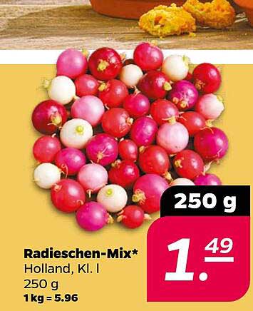 Radieschen-Mix* Holland, Kl. I 250 g