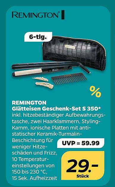 REMINGTON Glätteisen Geschenk-Set S 350*