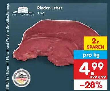 Rinder-Leber 1 kg