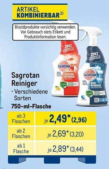 Sagrotan Reiniger · Verschiedene Sorten · 750-ml-Flasche