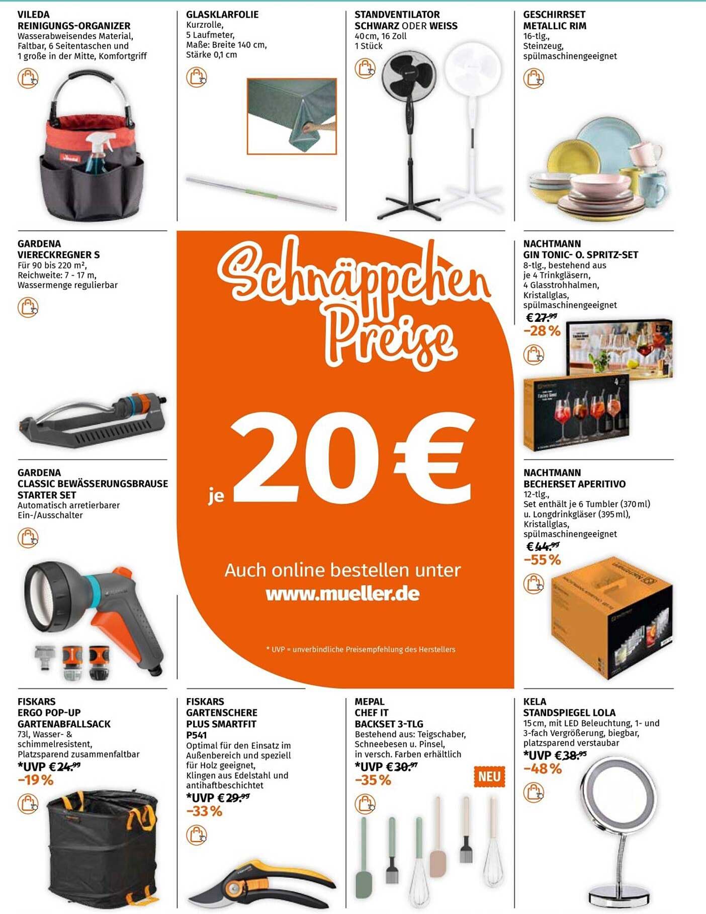 Schäppchen Preise