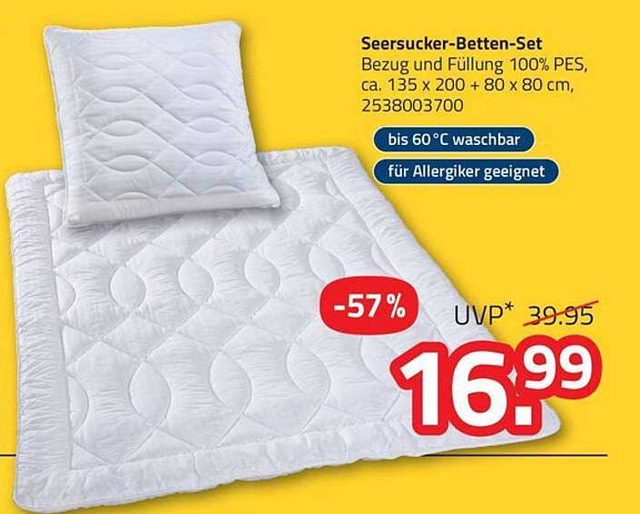 Seersucker-Betten-Set