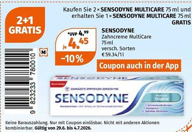 SENSODYNE Multicare 75 ml
