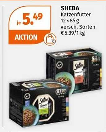 SHEBA Katzenfutter 12 x 85g versch. Sorten