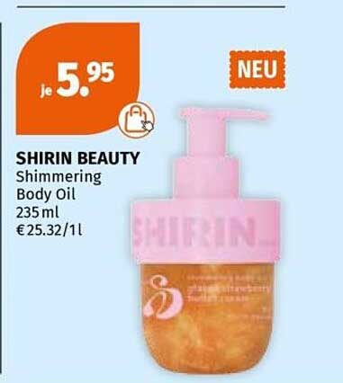 SHIRIN BEAUTY Shimmering Body Oil 235 ml