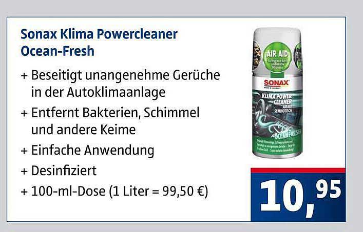 Sonax Klima Powercleaner Ocean-Fresh