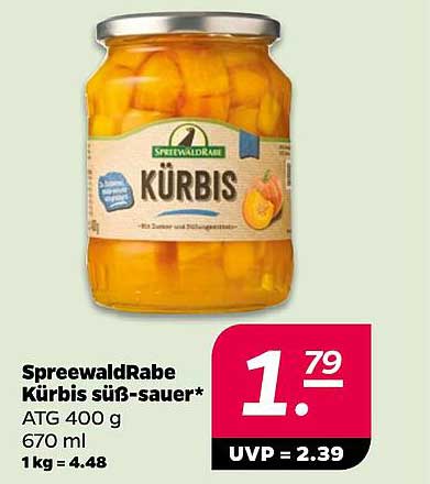 SpreewaldRabe Kürbis süß-sauer*