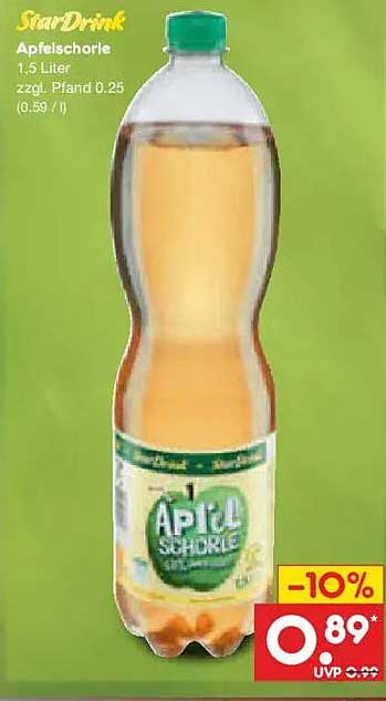 StarDrink Apfelschorle 1,5 Liter