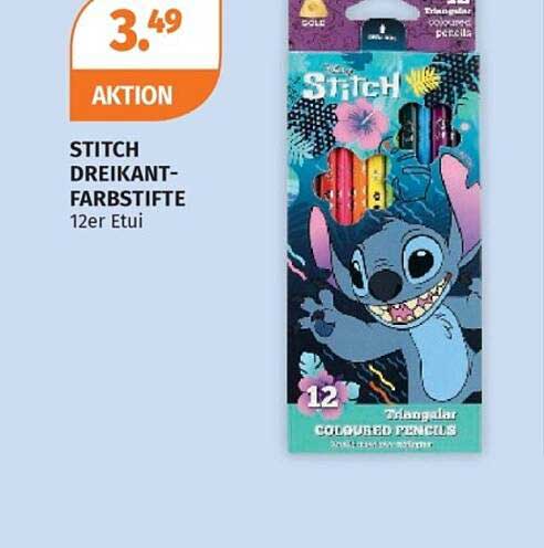 STITCH DREIKANT-FARBSTIFTE 12er Etui