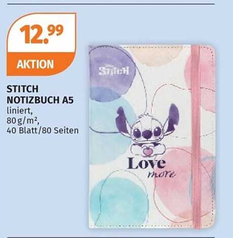 STITCH NOTIZBUCH A5